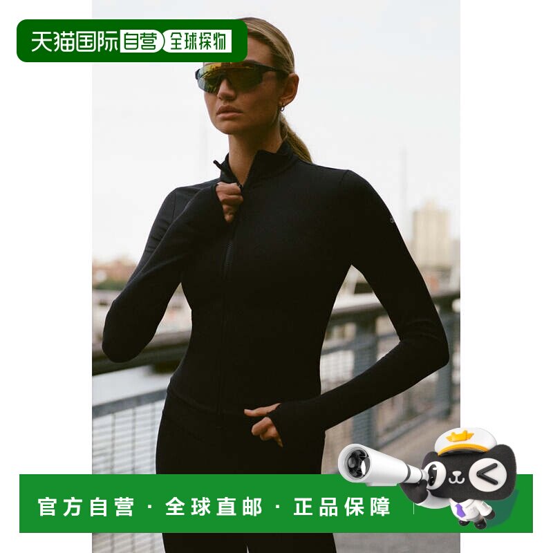 日本直邮Alo Yoga 冬季保暖全拉链运动瑜伽夹克 黑色图片