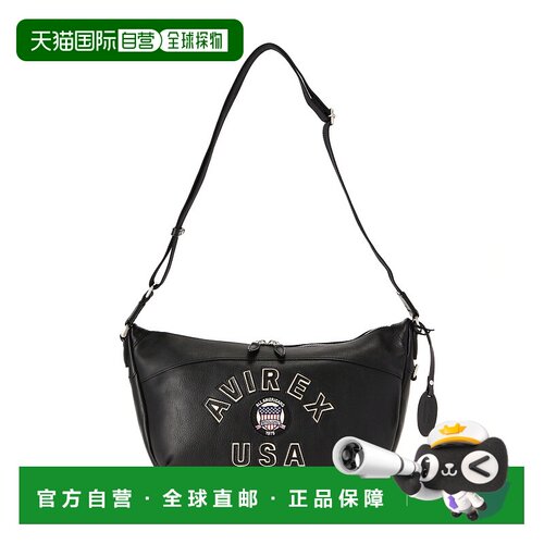 日本直邮AVIREX VARSITY 皮革夹克单肩包