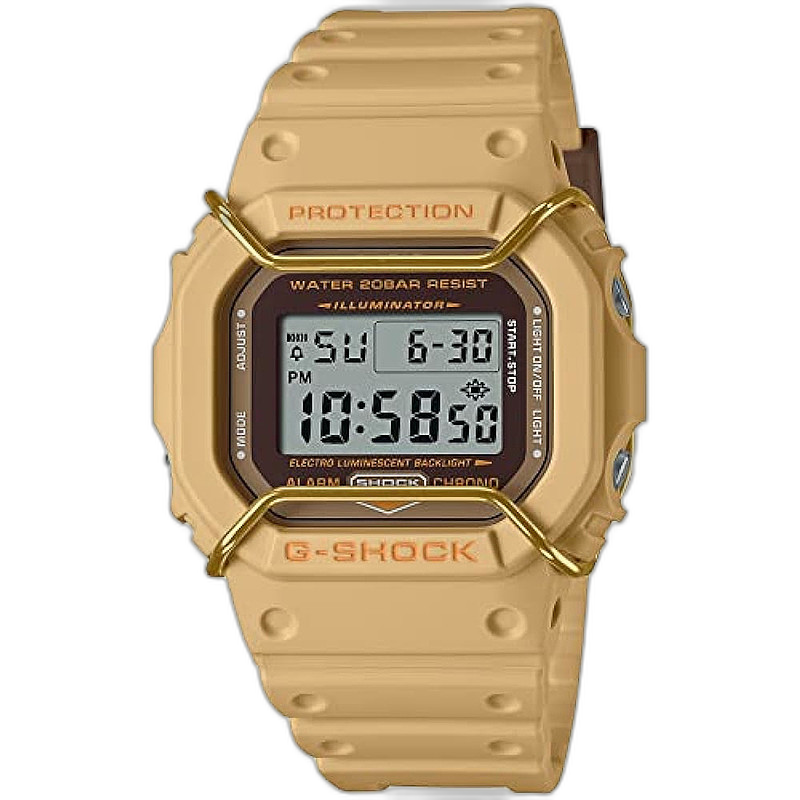 【日本直邮】G Shock卡西欧 手表 男款抗震运动表 棕色DW-5600PT-