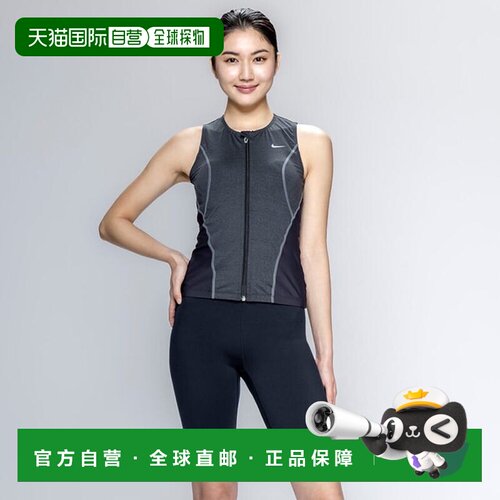 日本直邮NIKE 女士游泳健身泳衣 FA26 拉链款分体泳装 2993170