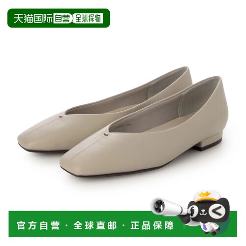 日本直邮RANDA A de Vivre 可持续晴雨两用3E V型剪裁平底鞋 L.GR