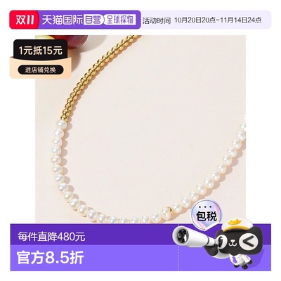 日本直邮日潮 ４℃ 银色项链 112514721902珍珠