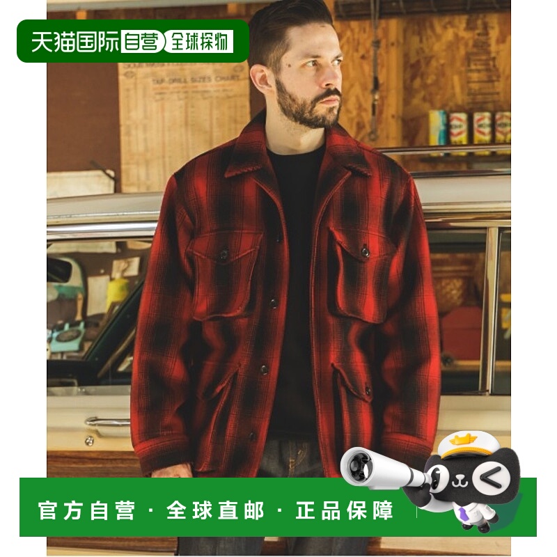 1h可退 日本直邮MR.OLIVE 男女同款 SKOOKUM联名 Mackinaw夹克 宽