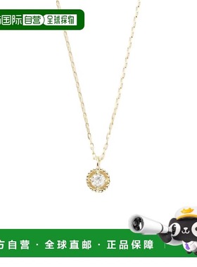 日本直邮日潮 agete 阿卡朵【限定款】K10钻石项链（0.03ct）白色