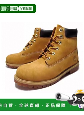 日本直邮Timberland添柏岚青年靴子棕黄色时尚潮流舒适气质新款