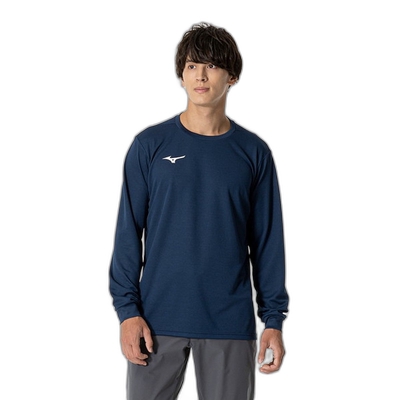 日本直邮MIZUNO T 恤长袖男女通用 T 恤男式 32MAB15814