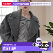 羊毛外套 1h可退 轻盈 女士 宽松翻领中长款 日本直邮PUBLIC TOKYO