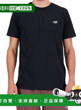 日本直邮New Balance 53SPORTESSENTIALS 跑步短袖T恤 黑色
