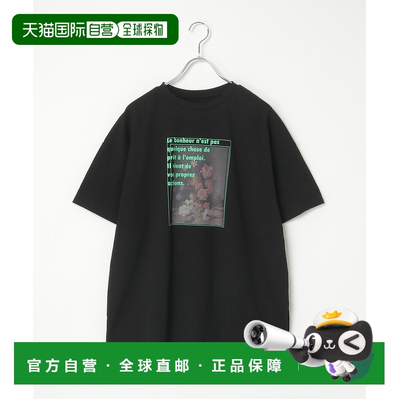 1h可退 日本直邮VENCE EXCHANGE 女士花卉印花宽松T恤 29071147