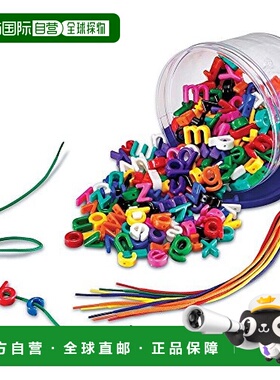 【日本直邮】Learning Resources学源 英文小写字母穿线益智玩具