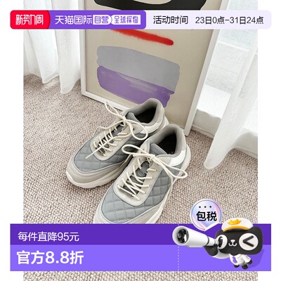 日本直邮Oriental Traffic 绗缝设计运动鞋 OT3743 OR526BW001997