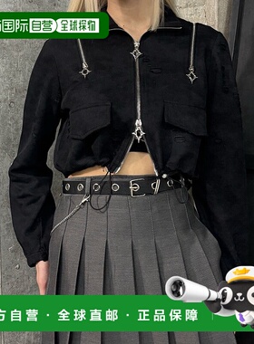 1h可退 日本直邮Figments 女装 修身短款拉链上衣 FG25AW009