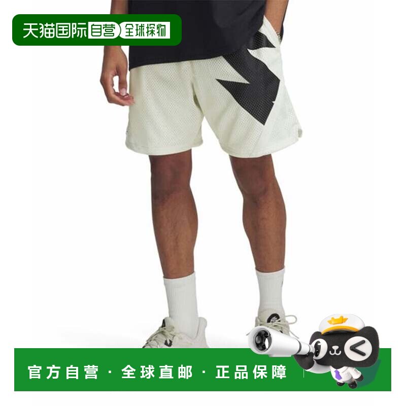 日本直邮UNDER ARMOUR 库里签名短款三代 巅峰白安德玛运动短裤