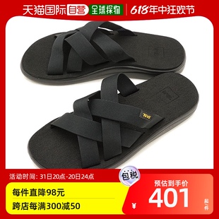 Voya 拖鞋 运动沙滩鞋 Teva 黑色 凉鞋 男士 1099272B