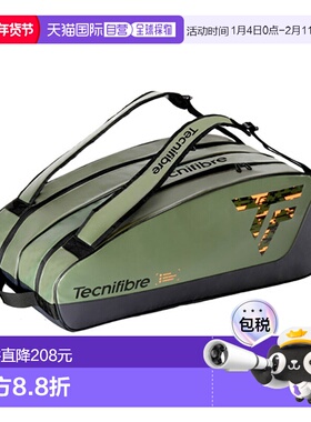 日本直邮tecnifibre 网球包 Tour Endurance Khaki 12R/TOUR ENDU