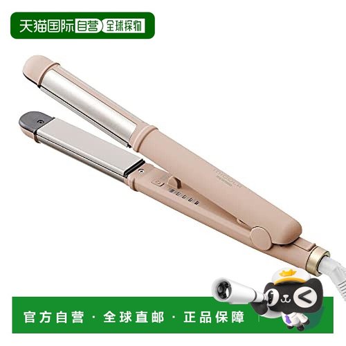 【日本直邮】IrisOhyama夹发板30秒轻量两面HIR-MS201-T摩卡MiCOL