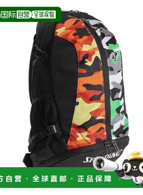 日本直邮SPALDING 凯杰尔多用途迷彩32L篮球包 40 - 007MGO 绿色