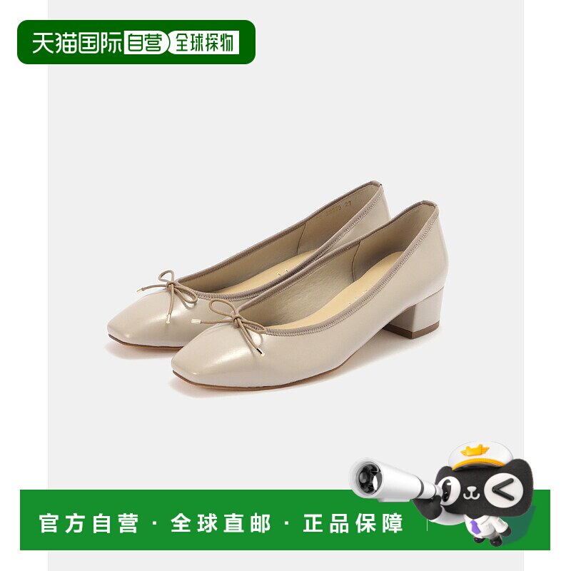 1h可退 日本直邮Le Talon 女士 3.5cm方头芭蕾鞋 防水设计 步行舒