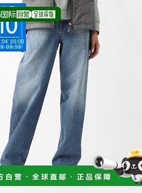 日本直邮MM6 Maison Margiela 纽扣高腰牛仔裤 蓝色 女士 s52la02