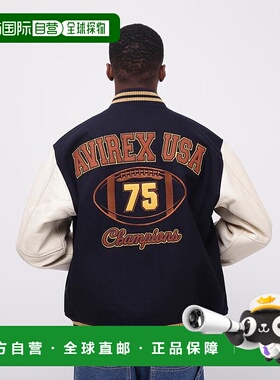 日本直邮AVIREX SKOOKUM VARSITY JACKET 运动夹克 [AV1129EM0202