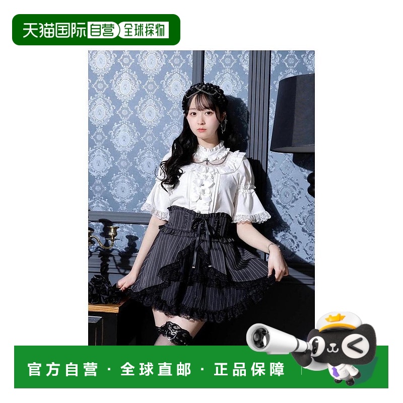 日本直邮日潮 NOEMIE 玫瑰哥特风格镂空蕾丝衬衫 25590049769