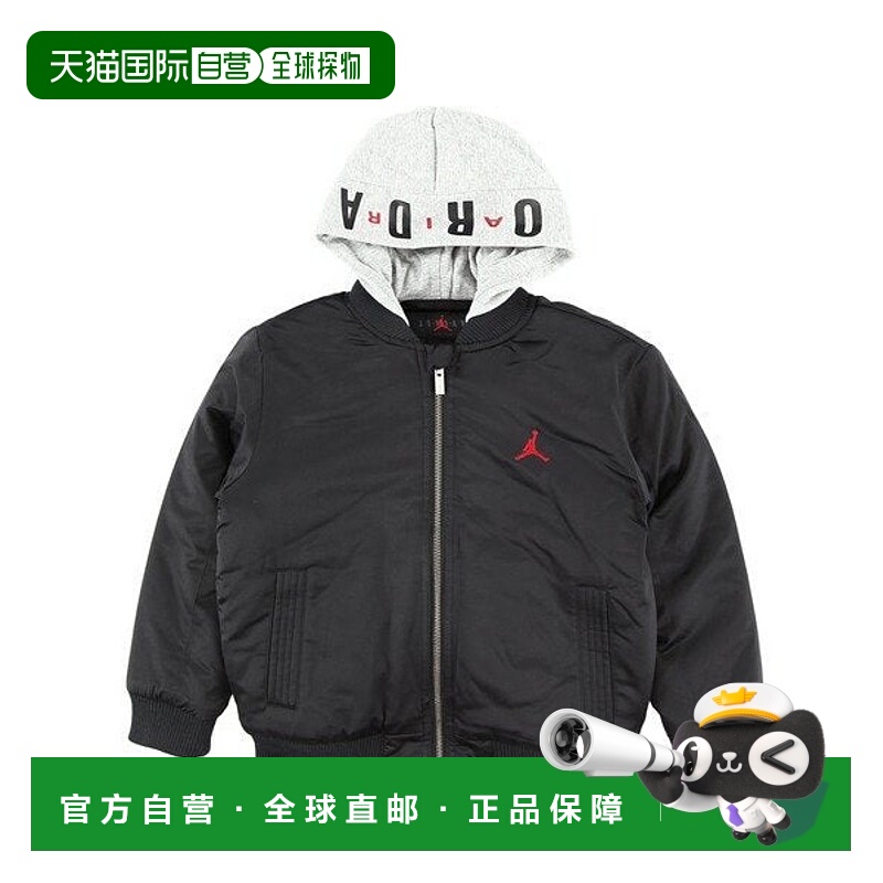 日本直邮Jordan JDN BIG LOGO HOODED BOMBER儿童外套（105 - 120