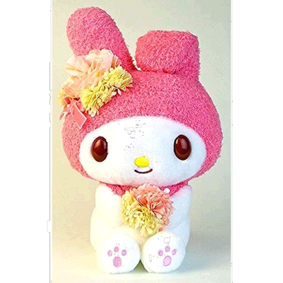 【日本直邮】Pickles the frog玩偶美乐蒂45th鲜花主题毛绒玩具M