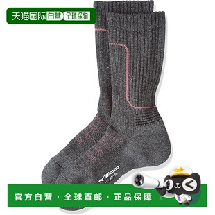 【日本直邮】美津浓 女士中厚绒袜Dry Vector 木炭色 73UL502袜子