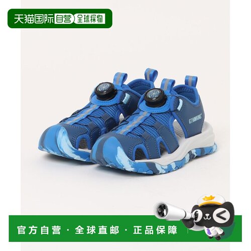日本直邮Hawkins 儿童 凉鞋CYRUS系列HK26103DIAL蓝色 7051750002