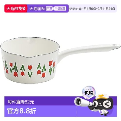 【日本直邮】Tamahashi 奶锅Aderia Retro 15cm花纹Colec ADR-23