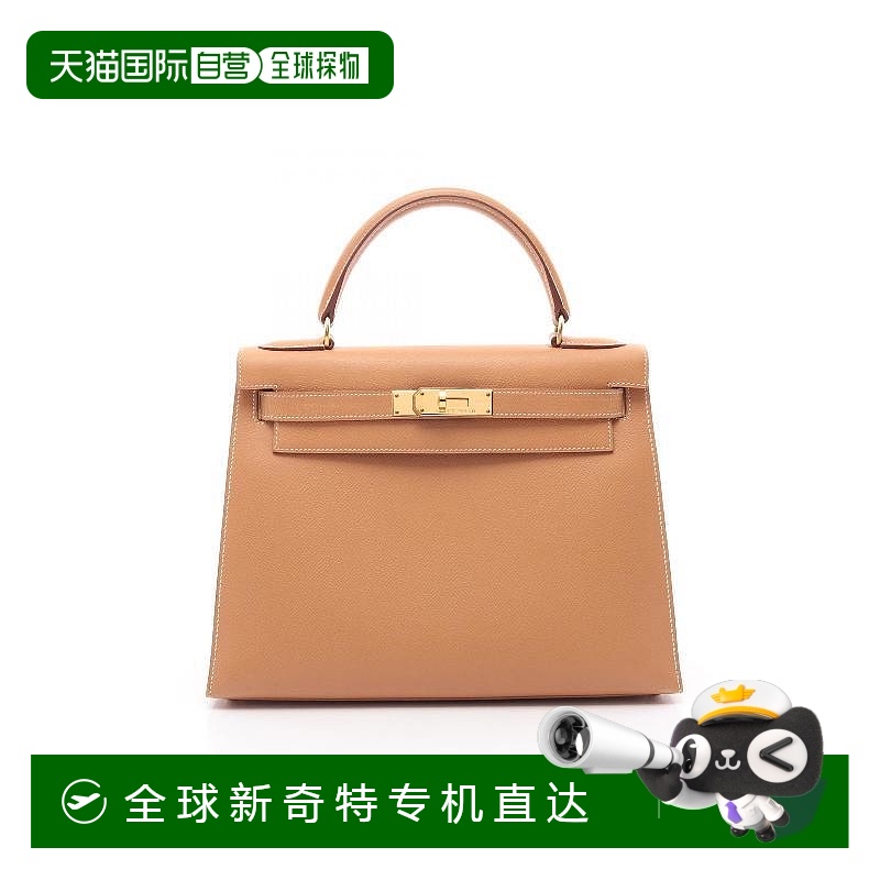 1h可退 日本直邮中古Hermes爱马仕女包A级95新Kelly28凯利28牛皮