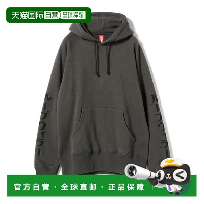 1h可退 日本直邮LOOPWHEELER × BEAMS JAPAN 男士卡塔卡纳印花连