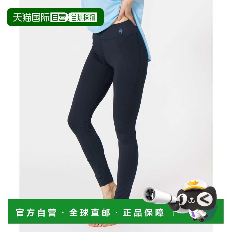 日本直邮无品牌 防晒长裤 黑色 速干高弹修身瑜伽紧身裤运动服