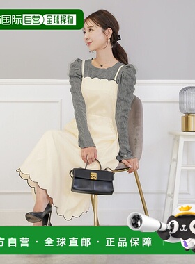 1h可退 日本直邮le reve vaniller 女装 蕾丝刺绣吊带连衣裙 优雅