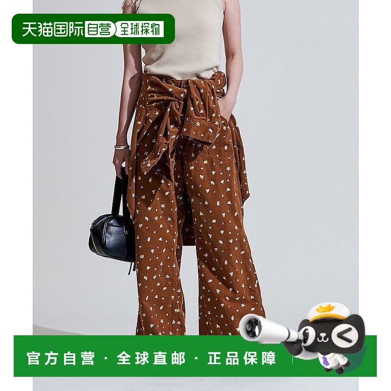 日本直邮FREAK'S STORE Country Flower 灯芯绒长裤 适合套装搭配