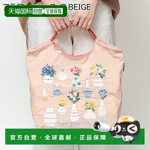 新款 时尚 L码 日本直邮Ball&Chain大容量手提包轻便刺绣环保袋M