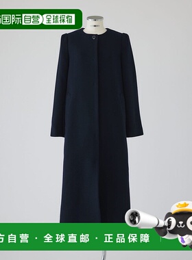 1h可退 日本直邮RIM.ARK 女士宽松A字长款无领双面穿外套 1256540