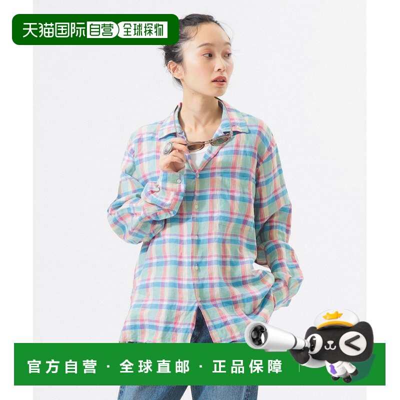 1h可退 日本直邮INDIVIDUALIZED SHIRTS 女士 亚麻开领衬衫（BEAM