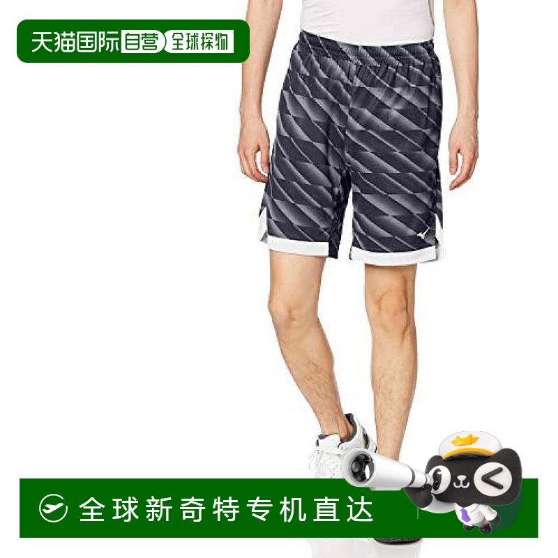 【日本直邮】美津浓MIZUNO网球运动短裤 比赛裤62JB0002黑色/白色