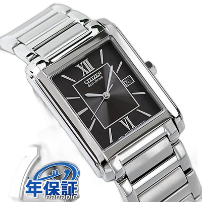 日本直邮西铁城太阳能不锈钢手表男士FRA59-2431