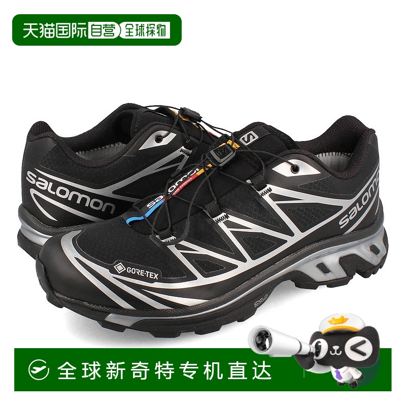 日本直邮SALOMON XT-6 GTX Gore-Tex 男士女士运动鞋低帮黑色黑色