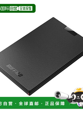 【日本直邮】Buffalo 便携式 SSD SSD-PGC2U3-BC 2TB 台式电脑