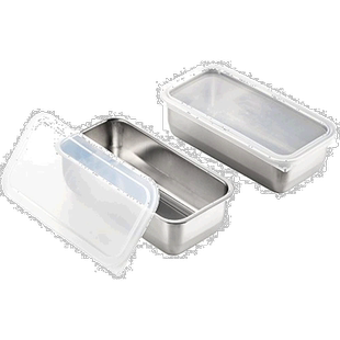 【日本直邮】yoshikawa吉川密封罐保存容器银色不锈钢制2件套1214