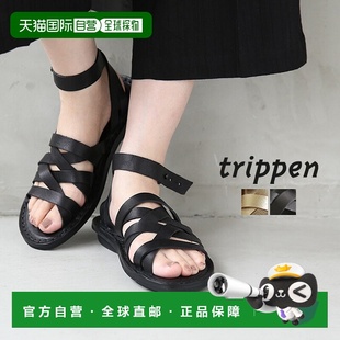 踝带网状皮革凉鞋 日本直邮 trippen WAW uJZ NEPAL