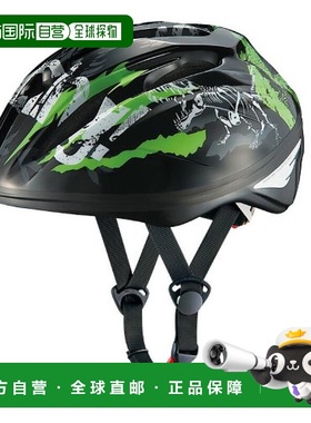 【日本直邮】OGK KABUTO STARRY儿童用自行车头盔 黑色 头围54~56