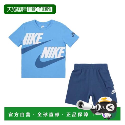 日本直邮Nike/耐克 短袖宽松印花T恤 童款 76J213-C54