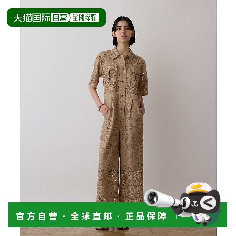 1h可退 日本直邮GRACE CONTINENTAL 女士佩斯利花纹蕾丝连体裤 01