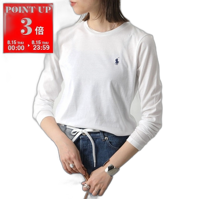 日本直邮Polo Ralph Lauren 女士长袖 T 恤（新品）LSRLTPP-LONG