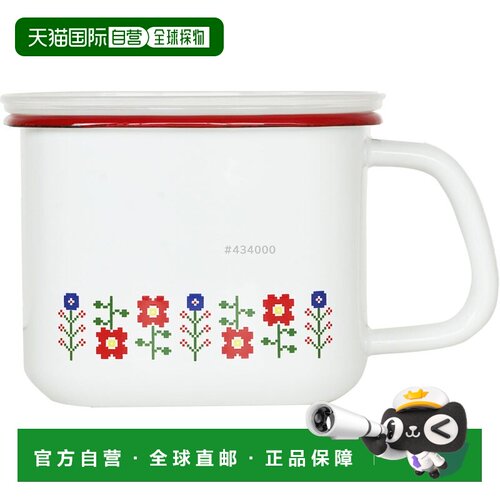 日本直邮富士珐琅 Mysa 方形味噌锅 红色 MY-KP.R