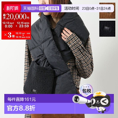 日本直邮UGG Fluff 可折叠围巾（W/AW）102822女士加厚羊毛绒披肩